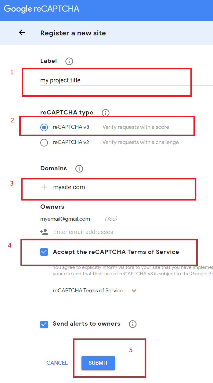 How to add Google recaptcha v3 to your site