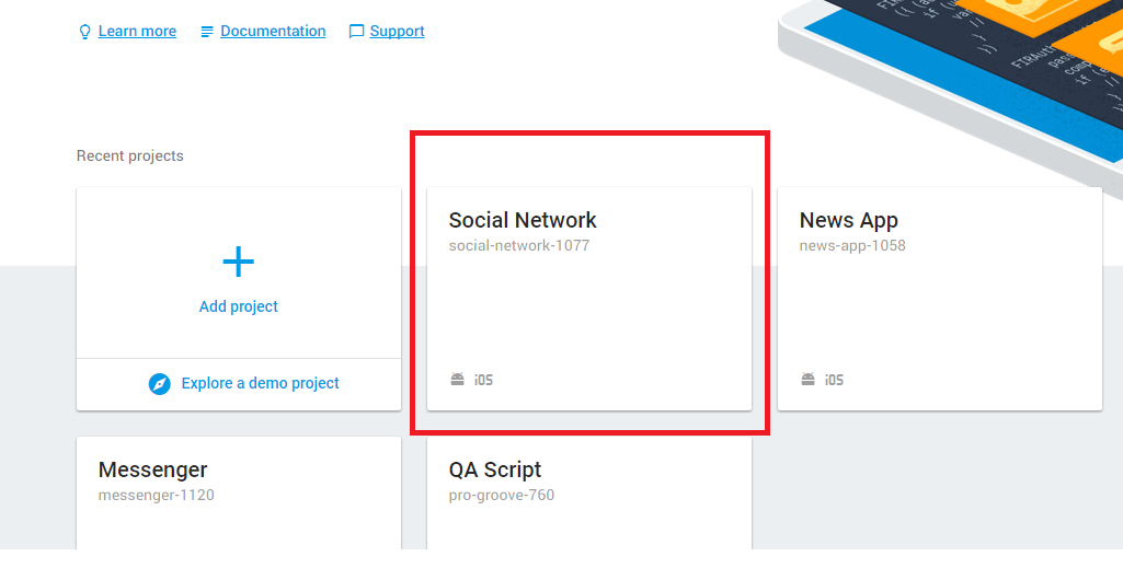 How to add new project to you current FCM project