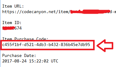 How to get purchase code