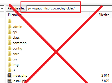 upload script on the server